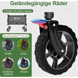 Sekey Bollerwagen faltbar grau