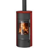 ORANIER Kaminofen Polar Neo W+ schwarz Keramik Paprikarot 8kW