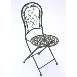 DanDiBo Ambiente DanDiBo Gartenstuhl Metall Malega Patina 38 x 38 x 108 cm antik