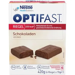 OPTIFAST Riegel Schokolade 6X70 g