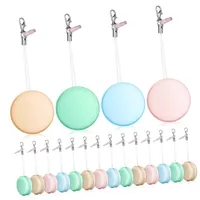 NUOBESTY 18 Stück Macaron Telefonbildschirmreiniger Dekorative Reinigungstücher Für Handy Mit Lanyards Effektiv Gegen Fingerabdrücke Tragbare Tücher Für Tablets Und Brillen