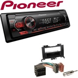 Pioneer 1-DIN Autoradio USB AUX Android Set für Volkswagen VW Crafter ab 2006