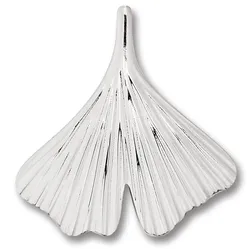Ketten-Anhänger ONE ELEMENT "Ginkgoblatt Anhänger aus 925 Silber", silber, Schmuckanhänger, Damen, Silber 925 (Sterlingsilber), perfekt als Geschenk zum Jahrestag oder Geburtstag