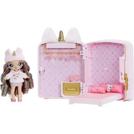 MGA Entertainment Na! Na! Na! Surprise 3-in-1 Backpack Bedroom Unicorn Playset Britney Sparkles