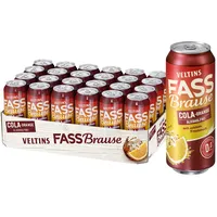 VELTINS Fassbrause Cola-Orange Alkoholfrei, EINWEG (24 x 0.5 l Dose)