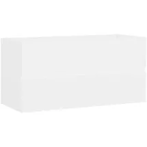 vidaXL Waschbeckenunterschrank 2 Schubladen 90 x 45 x 38,5 cm Weiß