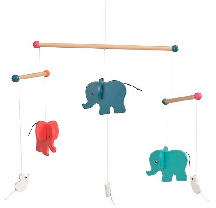 Egmont Toys - Mobile ELEPHANTS aus Holz