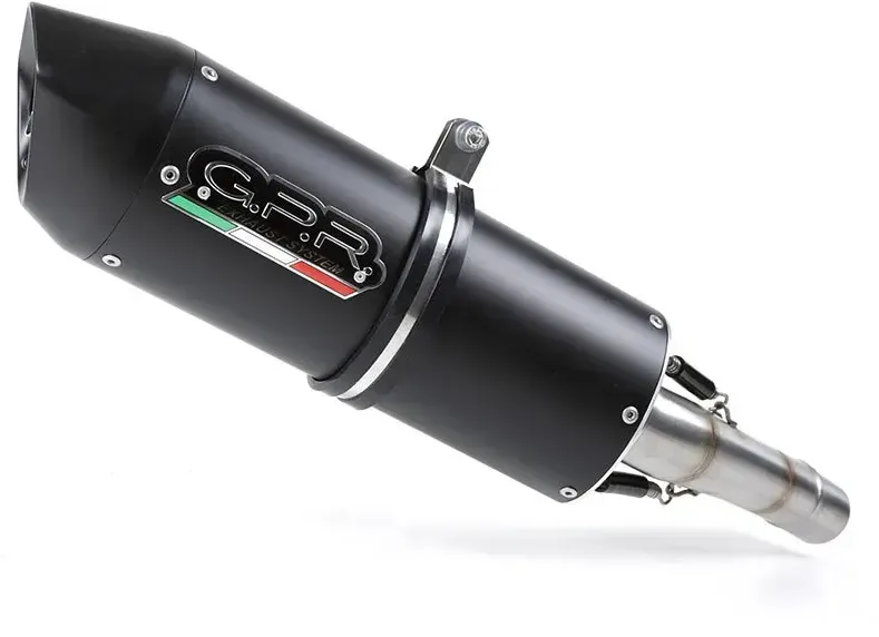 Gpr Exhaust Systems Furore Suzuki Dr 650/r/n/re 90-95 Homologierter Slip On Schalldämpfer - Matt Black / Black - Homologated