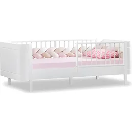 aea Stilvolle Kinderbett Weiß Bett Kinderzimmer Kinderzimmermöbel Holz neu