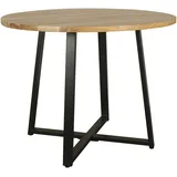 byLIVING Tisch ARROW Durchmesser 100, H 77 cm Massivholz Akazie natur rund