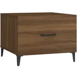 vidaXL Couchtisch mit Schubladen Braun Eiche 50 x 50 x 40 cm