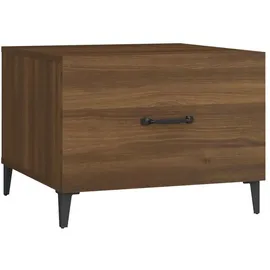 vidaXL Couchtisch mit Schubladen Braun Eiche 50 x 50 x 40 cm