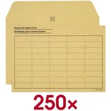 ELCO Hauspostversandtaschen DIN C4 ohne Fenster braun 250 St.