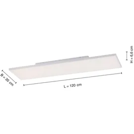 Paul Neuhaus Q-FRAMELESS Deckenlampe RGBW 120x30cm