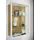 VCM Wandvitrine Glas Udina M 60 x 25 x 80 cm Weiß
