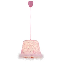 Tarso Hängeleuchte Kunststoff Pink, 1X E27