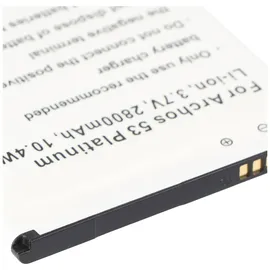 AccuCell Akku passend für den Archos 53 Platinum Akku AC53PL Li-Polymer 2800mAh