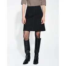 Opus Damen Minirock | RYLIEH Minirock aus elastischer Sweatware Black, 34 - 34