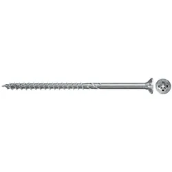 fischer 670521, Schraube, Metall, Holz, Allgemeiner Nutzen, Teilgewinde, Flachko
