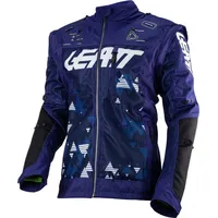 Leatt 4.5 X-Flow Motocross Jacke, blau/weiß, S