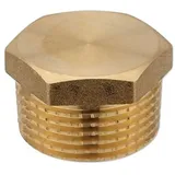 EFFEBI Messing Gewindefitting-Stopfen 3/4'' AG