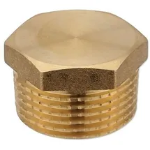 EFFEBI Messing Gewindefitting-Stopfen 3/4'' AG