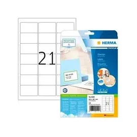 Herma Adressetiketten Premium A4 weiß 63,5x38,1 mm 525 St.