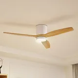 LUCANDE Faipari 132 cm Deckenventilator Weiß