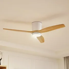 LUCANDE Faipari 132 cm Deckenventilator Weiß