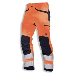 Arbeitshose protection flash + storm warnorange, Größe 44 - warnorange - 44