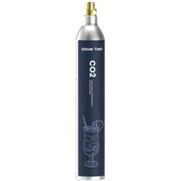 GLACIER FRESH Universal 425g(60L) Co2 Zylinder Kohlensäure Flasche, Gewindeanschluss Co2 Zylinder für Wassersprudler (2PC)