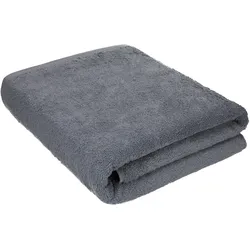 Betz Badetuch 3-tlg. Set groß XXL Badetücher Saunatuch DRESDEN 100% Baumwolle Größe 100cm x 180cm Farbe dunkelgrau