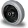 CASCOO Rad ø 125 mm Serie R4E2 Rollenlager Edelstahl