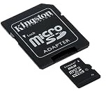 Kingston SDC4 Micro SDHC 8GB Class 4 Speicherkarte (inkl. microSD zu SD Adapter)