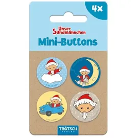 Trötsch Verlag Trötsch Unser Sandmännchen Mini-Buttons 4er Set Sandmann