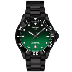 Tissot T120.410.33.091.00 Taucher-Armbanduhr Seastar 1000 Quarz Schwarz/Grün