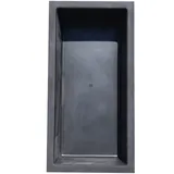 GFK Rechteckbecken (Schwarz) 140 x 70 x 35cm Becken Rechteckig - Frei Haus