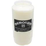 Aeterna MEMORIAM-Kompositionsöllicht 136 mm 20 St. Weiß