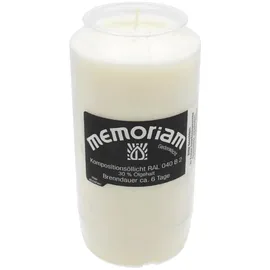 Aeterna MEMORIAM-Kompositionsöllicht 136 mm 20 St. Weiß