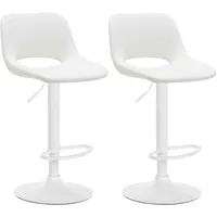 CLP 2er Set Barhocker Camden I Kunstleder-Bezug