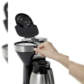 Melitta EasyTop Therm Steel schwarz/silber
