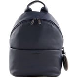 Mandarina Duck Mellow Leather Backpack/DRSS, Dress Blue