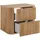 3e 3xe living.com Eiche Craft Badezimmerschrank 41,5 x 60,4 x 51,7 cm Braun Holz