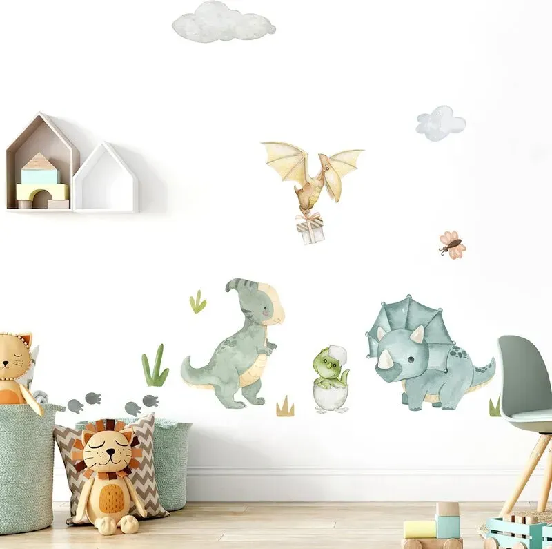 Murgall Baby-Dinosaurier Wandsticker 55x145cm 1 Blatt