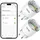 ghome smart Smart-Home-Steckdose Weiß 2 St.
