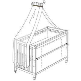 roba Room Bed Beistellbett weiß inkl. Komplettset happy cloud