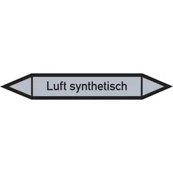 Rohrleitungskennzeichen Luft synthetisch - 270x37 mm Folie selbstklebend