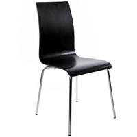 KADIMA DESIGN Esszimmerstuhl CLAssIC -Stuhl (nicht stapelbar) Holz schwarz