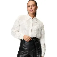 Zero Hemdbluse mit Stickerei Pearl White,44 | 44
