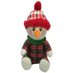 Schneemann Plüschfigur - 22 cm